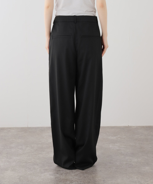 AP STUDIO(エーピーストゥディオ)の「【REMAIN/リメイン】Cocoon Suiting Pants(スラックス・レディース・ブラック・36/34)」の10枚目の写真