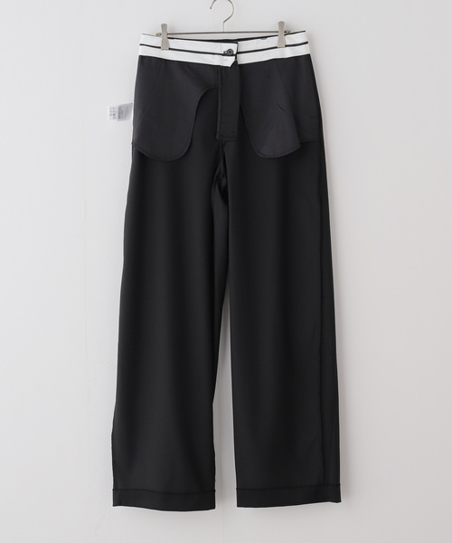 AP STUDIO(エーピーストゥディオ)の「【REMAIN/リメイン】Cocoon Suiting Pants(スラックス・レディース・ブラック・36/34)」の15枚目の写真