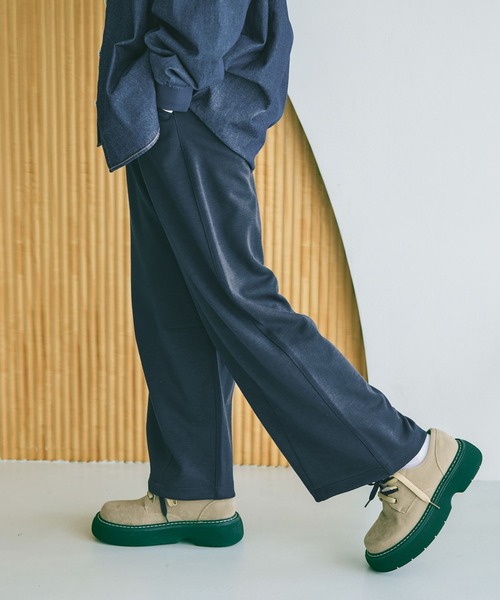 niko and...（ニコアンド）の「スウェットカーブパンツ（スウェットパンツ・レディース・グレー/ライトグレー/ピンク・FREE）」の5枚目の写真