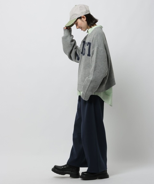 niko and...（ニコアンド）の「スウェットカーブパンツ（スウェットパンツ・レディース・グレー/ライトグレー/ピンク・FREE）」の9枚目の写真