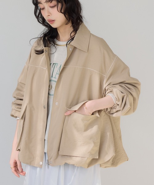 セール】ソフトツイル バルーン ジャケット（その他アウター