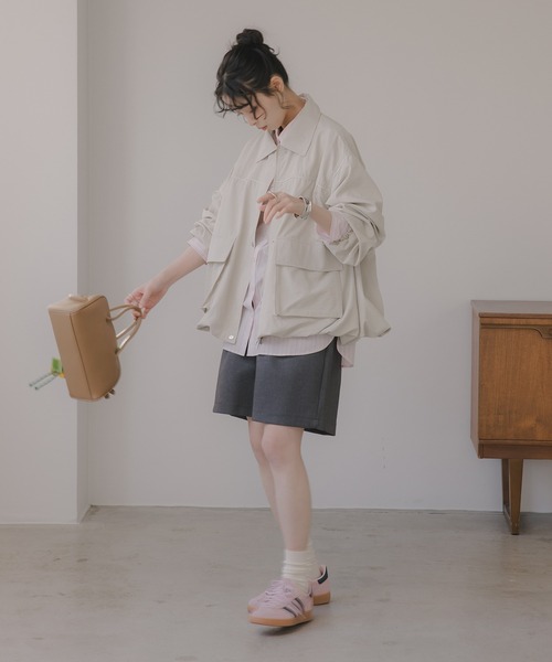 210nouve(トゥージュヌーブ)の「ソフトツイル バルーン ジャケット(その他アウター・レディース・ブラック/ベージュ/アイボリー・FREE)」の12枚目の写真