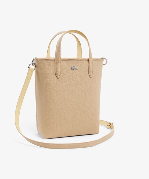 LACOSTE(ラコステ)の「アンナ バーチカルトートバッグ / ショルダーバッグ 2WAY(トートバッグ・レディース・ベージュ・FREE)」の4枚目の写真