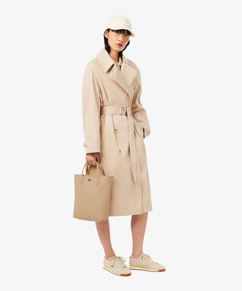 LACOSTE(ラコステ)の「アンナ バーチカルトートバッグ / ショルダーバッグ 2WAY(トートバッグ・レディース・ベージュ・FREE)」の8枚目の写真