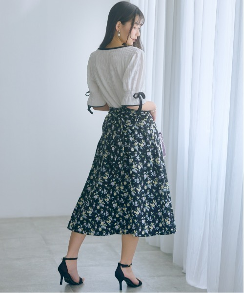 marun（マルン）の「＜大きいサイズ＞袖リボンカットソー marun（Tシャツ/カットソー・レディース・ピンク/オフホワイト・5L/4L/3L/LL/L）」の13枚目の写真