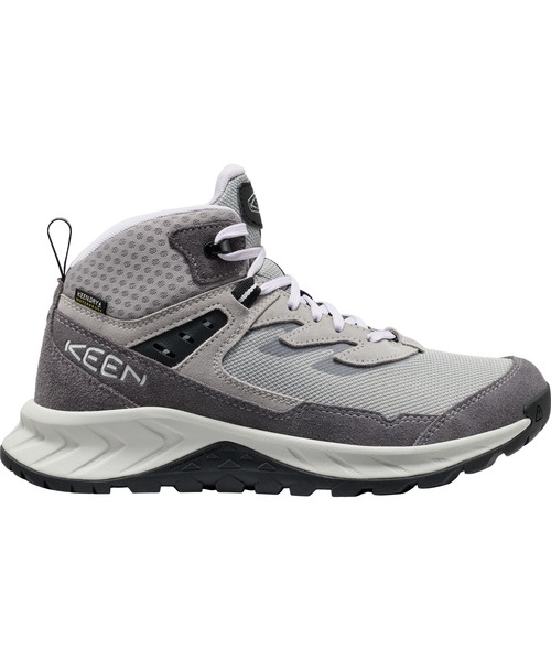 KEEN(キーン)の「HIGHTRAIL MID WP / ハイトレイル ミッド ウォータープルーフ / レディース 防水シューズ(スニーカー・レディース・グレー・25.5cm/25cm/24.5cm/24cm/23.5cm/23cm/22.5cm)」の1枚目の写真