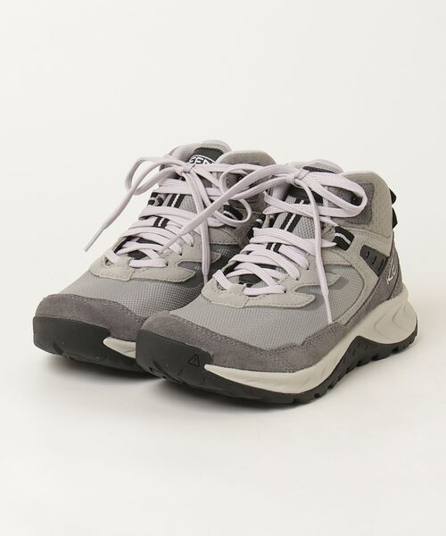 KEEN(キーン)の「HIGHTRAIL MID WP / ハイトレイル ミッド ウォータープルーフ / レディース 防水シューズ(スニーカー・レディース・グレー・25.5cm/25cm/24.5cm/24cm/23.5cm/23cm/22.5cm)」の9枚目の写真