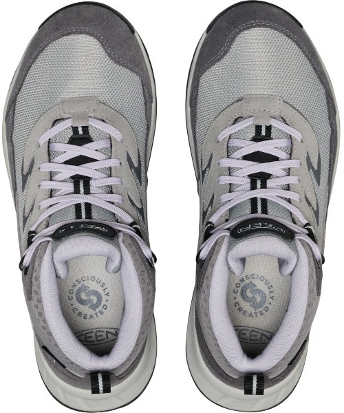 KEEN(キーン)の「HIGHTRAIL MID WP / ハイトレイル ミッド ウォータープルーフ / レディース 防水シューズ(スニーカー・レディース・グレー・25.5cm/25cm/24.5cm/24cm/23.5cm/23cm/22.5cm)」の6枚目の写真