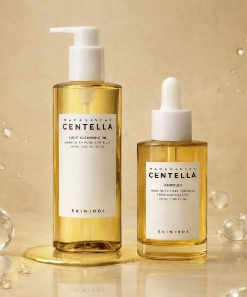 SKIN1004(スキンワンオーオーフォー)の「【数量限定】SKIN1004 MADAGASCAR CENTELLA AMPOULE+CENTELLA CLEANSING OIL(美容液/オイル/クリーム・レディース・その他・FREE)」の1枚目の写真