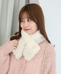 MAJESTIC LEGON | プードルコンビティペット(ストール/ショール)