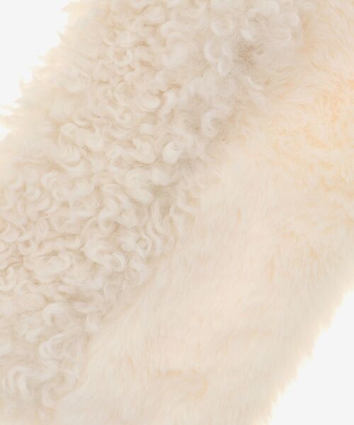 MAJESTIC LEGON（マジェスティックレゴン）の「プードルコンビティペット（ストール/ショール・レディース・アイボリー・FREE）」の6枚目の写真