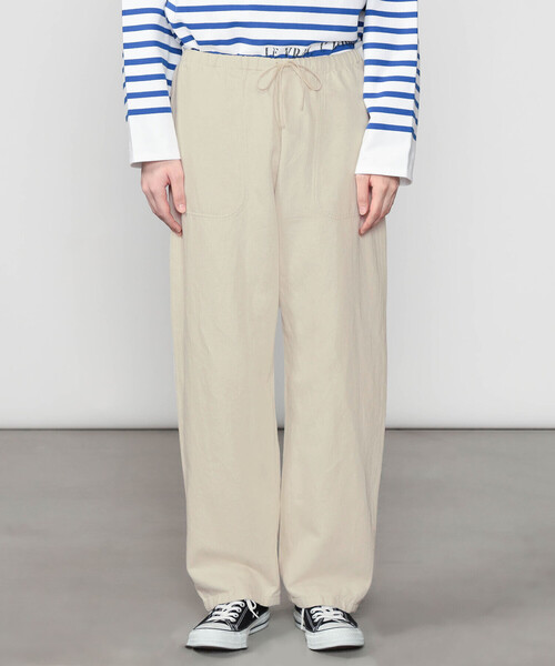 DANTON(ダントン)の「DANTON | コットンリネンツイル イージーパンツ MEN(その他パンツ・メンズ・アイボリー・42)」の8枚目の写真