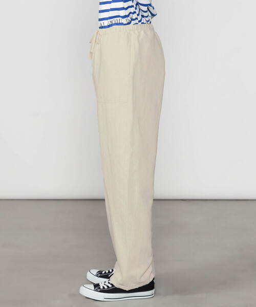 DANTON(ダントン)の「DANTON | コットンリネンツイル イージーパンツ MEN(その他パンツ・メンズ・アイボリー・42)」の9枚目の写真