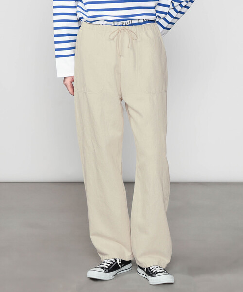 DANTON(ダントン)の「DANTON | コットンリネンツイル イージーパンツ MEN(その他パンツ・メンズ・アイボリー・42)」の11枚目の写真