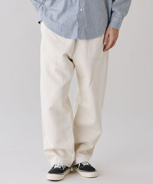 DANTON(ダントン)の「DANTON | コットンリネンツイル イージーパンツ MEN(その他パンツ・メンズ・アイボリー・42)」の14枚目の写真