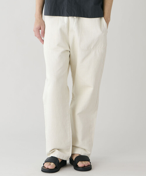 DANTON(ダントン)の「DANTON | コットンリネンツイル イージーパンツ MEN(その他パンツ・メンズ・アイボリー・42)」の21枚目の写真