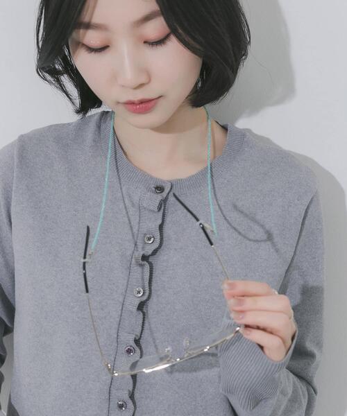 SMELLY（スメリー）の「クリアビーズメガネチェーン（メガネ・レディース・ブルー・-）」の6枚目の写真