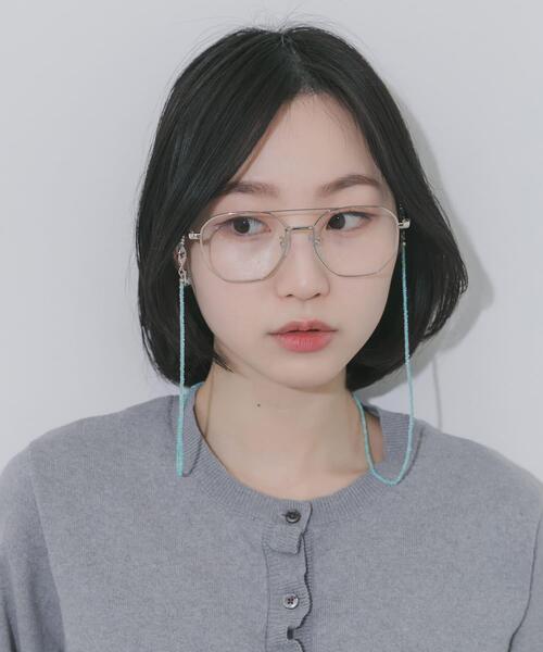 SMELLY（スメリー）の「クリアビーズメガネチェーン（メガネ・レディース・ブルー・-）」の8枚目の写真