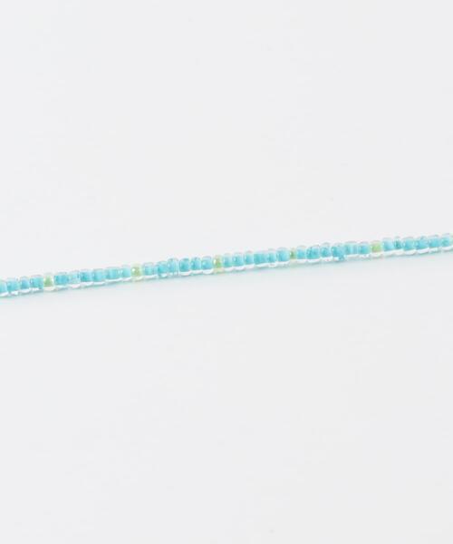 SMELLY（スメリー）の「クリアビーズメガネチェーン（メガネ・レディース・ブルー・-）」の11枚目の写真