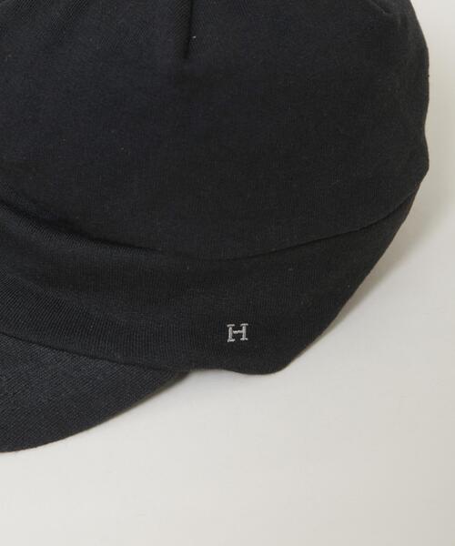 Healthknit（ヘルスニット）の「Healthknit/別注ワンポイント刺繍スウェットリラックスキャップ（キャップ・レディース・ブラック/チャコール・FREE）」の8枚目の写真