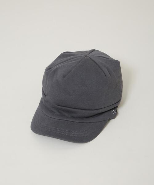Healthknit（ヘルスニット）の「Healthknit/別注ワンポイント刺繍スウェットリラックスキャップ（キャップ・レディース・ブラック/チャコール・FREE）」の4枚目の写真