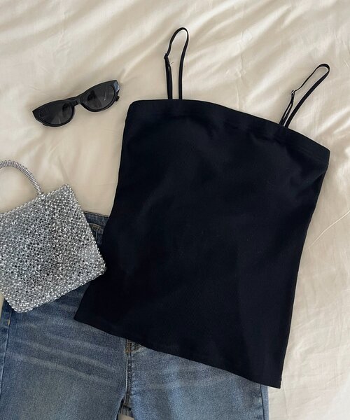 prose verse（プロズヴェール）の「カップ付きインナーキャミソール（キャミソール・レディース・ブラック/ホワイト系その他/ホワイト・MEDIUM/LARGE）」の3枚目の写真