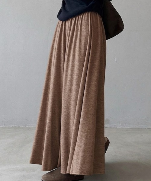 SallyLunn（サリーラン）の「リラックスドレープワイドパンツ（その他パンツ・レディース・ベージュ/ダークグレー/ブラウン・MEDIUM/LARGE/FREE）」の10枚目の写真