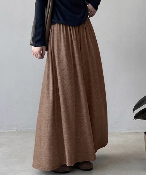 SallyLunn（サリーラン）の「リラックスドレープワイドパンツ（その他パンツ・レディース・ベージュ/ダークグレー/ブラウン・MEDIUM/LARGE/FREE）」の12枚目の写真