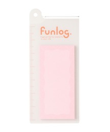 funlog（ファンログ）の「ファンログ ブックマーク・ミニ付せん・リフィル付・1柄（手帳/メモ帳）」