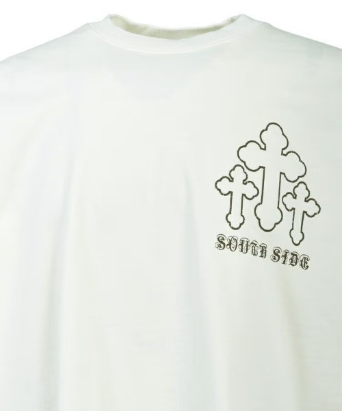 STYLISE（スタイライズ）の「【BREATH】CROSS MARIA LS TEE / クリーム [BR26SS-C5007]（Tシャツ/カットソー・メンズ・ホワイト・L）」の2枚目の写真