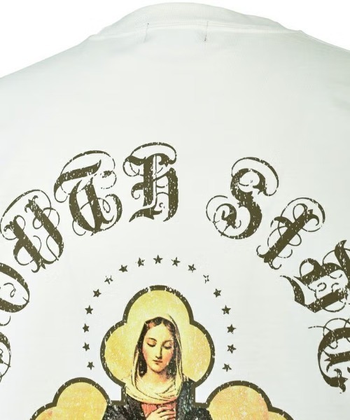 STYLISE（スタイライズ）の「【BREATH】CROSS MARIA LS TEE / クリーム [BR26SS-C5007]（Tシャツ/カットソー・メンズ・ホワイト・L）」の3枚目の写真