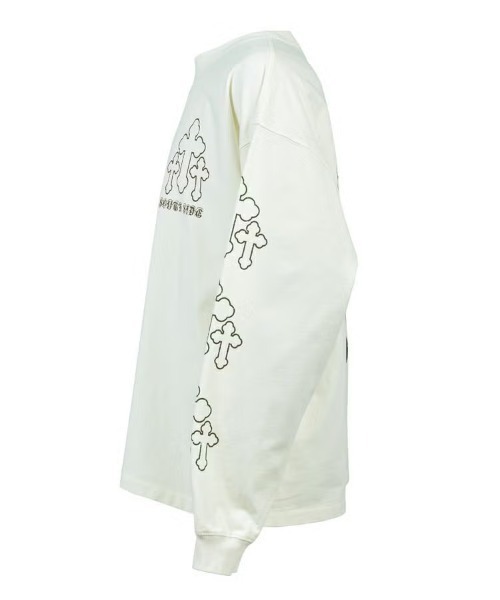 STYLISE（スタイライズ）の「【BREATH】CROSS MARIA LS TEE / クリーム [BR26SS-C5007]（Tシャツ/カットソー・メンズ・ホワイト・L）」の4枚目の写真