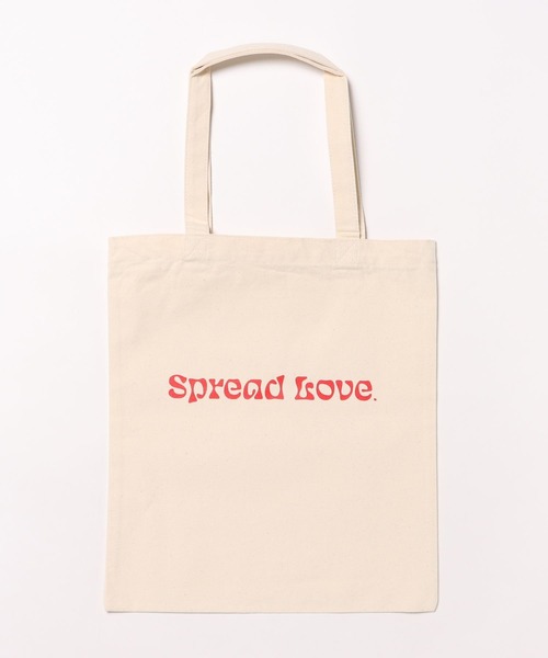 ARCHIVER(アーカイバ)の「【Spread Love】オリジナルプリントトート(ショルダーバッグ・レディース・キナリ・FREE)」の4枚目の写真