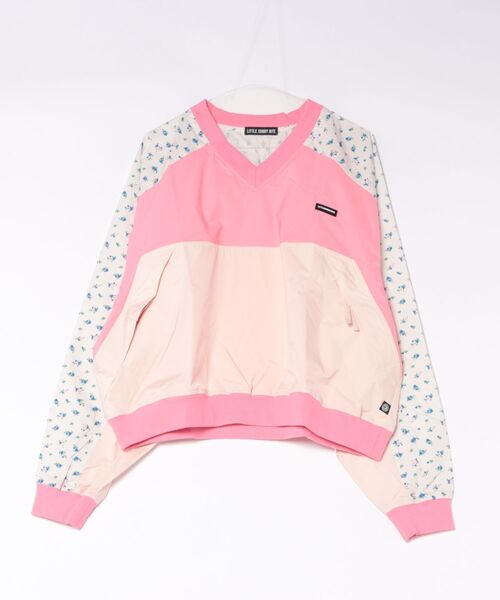 Little sunny bite(リトルサニーバイト)の「【Little sunny bite】nylon top(ナイロンジャケット・レディース・ブルー/ピンク・SMALL)」の1枚目の写真