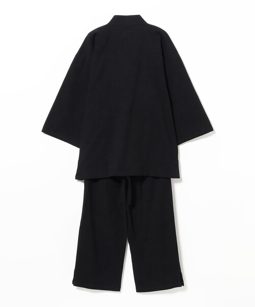 BEAMS JAPAN(ビームス ジャパン)の「高島ちぢみ 作務衣(セットアップ・レディース・ブラック/ネイビー・LARGE/MEDIUM)」の5枚目の写真