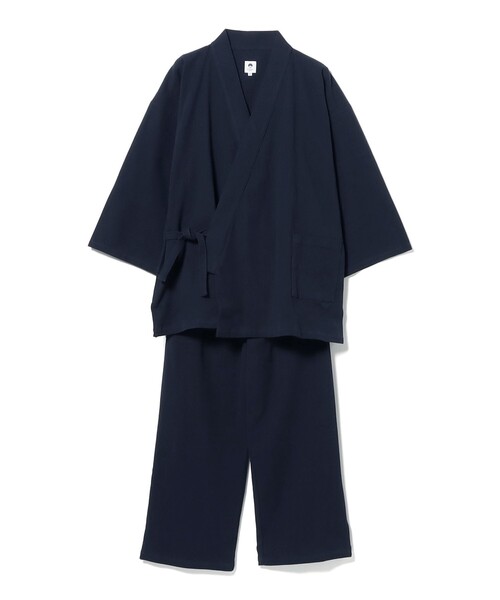 BEAMS JAPAN(ビームス ジャパン)の「高島ちぢみ 作務衣(セットアップ・レディース・ブラック/ネイビー・LARGE/MEDIUM)」の8枚目の写真