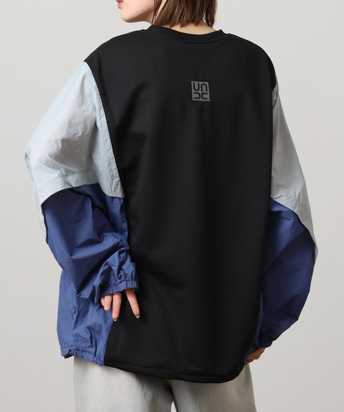 A.N.L(エーエヌエル レーベル)の「A.N.L 異素材切替配色プルオーバー 長袖(Tシャツ/カットソー・レディース・ブラック/チャコールグレー・38)」の7枚目の写真