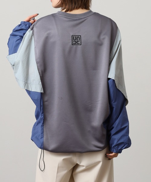 A.N.L(エーエヌエル レーベル)の「A.N.L 異素材切替配色プルオーバー 長袖(Tシャツ/カットソー・レディース・ブラック/チャコールグレー・38)」の15枚目の写真