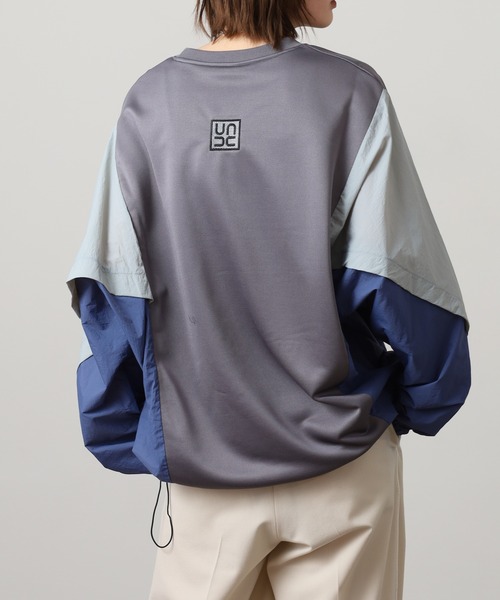 A.N.L(エーエヌエル レーベル)の「A.N.L 異素材切替配色プルオーバー 長袖(Tシャツ/カットソー・レディース・ブラック/チャコールグレー・38)」の16枚目の写真