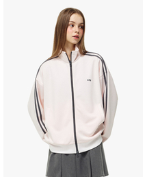 NDY（エヌディーワイ）の「NYトラックトップライトピンク（ナイロンジャケット）」