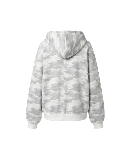 ANDGEEBEE（アンジービー）の「ラインストーンロゴジップパーカー（パーカー・レディース・グレー/ブラック・FREE）」の11枚目の写真