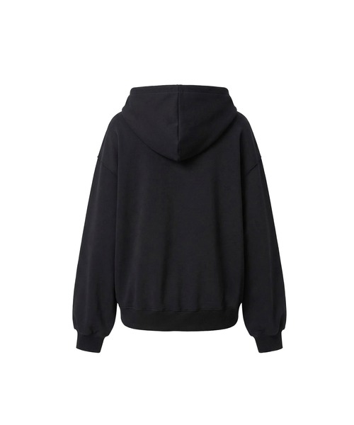 ANDGEEBEE（アンジービー）の「ラインストーンロゴジップパーカー（パーカー・レディース・グレー/ブラック・FREE）」の3枚目の写真