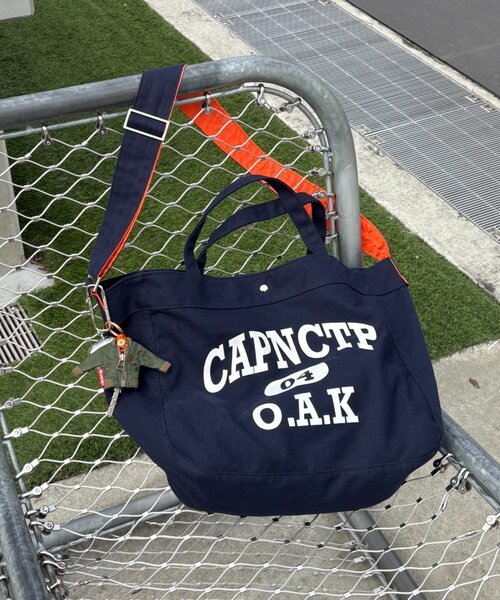 CIAOPANIC TYPY（チャオパニックティピー）の「【UNISEX】撥水機能付きキャンバスショルダーバッグ（ショルダーバッグ・レディース・ベージュ/ネイビー/オレンジ/アイボリー・ONE SIZE）」の3枚目の写真