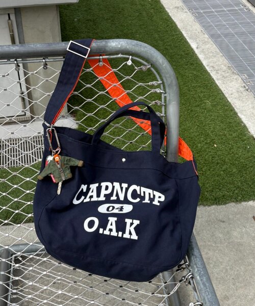 CIAOPANIC TYPY（チャオパニックティピー）の「【UNISEX】撥水機能付きキャンバスショルダーバッグ（ショルダーバッグ・レディース・ベージュ/ネイビー/オレンジ/アイボリー・ONE SIZE）」の11枚目の写真