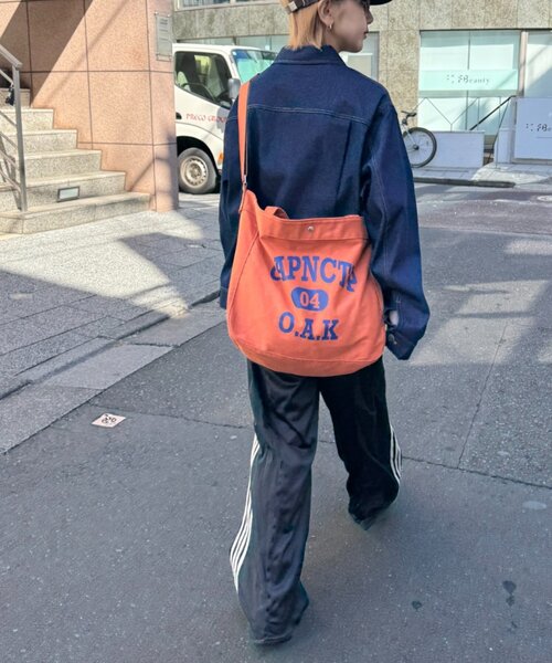 CIAOPANIC TYPY（チャオパニックティピー）の「【UNISEX】撥水機能付きキャンバスショルダーバッグ（ショルダーバッグ・レディース・ベージュ/ネイビー/オレンジ/アイボリー・ONE SIZE）」の18枚目の写真