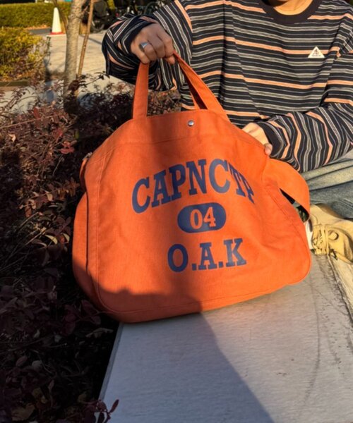 CIAOPANIC TYPY（チャオパニックティピー）の「【UNISEX】撥水機能付きキャンバスショルダーバッグ（ショルダーバッグ・レディース・ベージュ/ネイビー/オレンジ/アイボリー・ONE SIZE）」の21枚目の写真