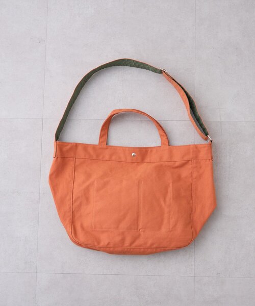 CIAOPANIC TYPY（チャオパニックティピー）の「【UNISEX】撥水キャンバスショルダーバッグ（ショルダーバッグ・レディース・ベージュ/ネイビー/オレンジ/アイボリー・ONE SIZE）」の16枚目の写真