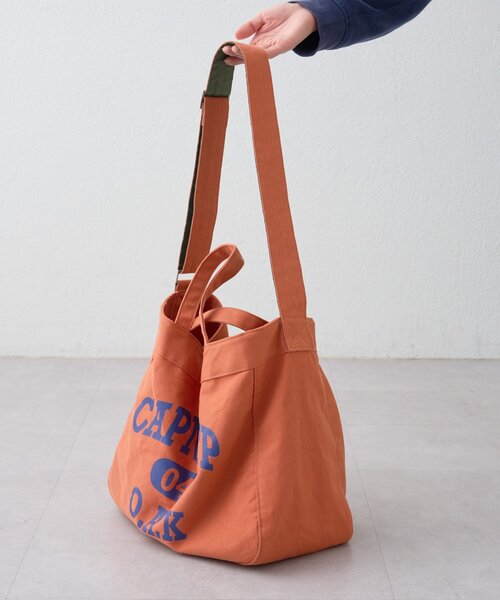 CIAOPANIC TYPY（チャオパニックティピー）の「【UNISEX】撥水キャンバスショルダーバッグ（ショルダーバッグ・レディース・ベージュ/ネイビー/オレンジ/アイボリー・ONE SIZE）」の15枚目の写真