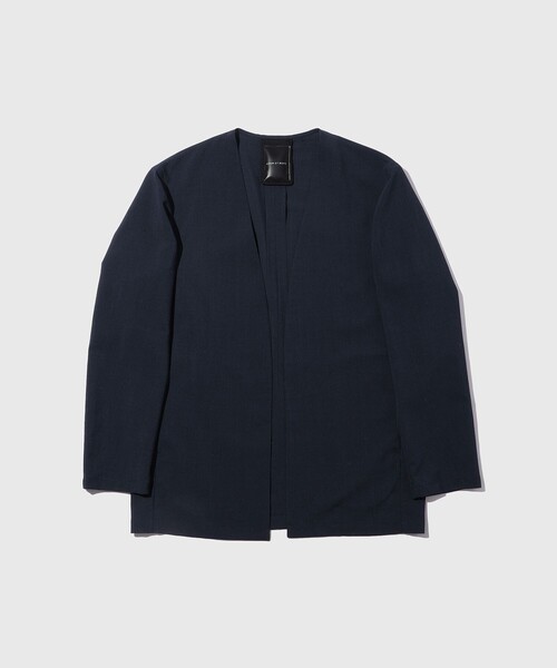 ADAM ET ROPE'（アダムエロペ）の「【COVEROSS/カバロス】ノーカラージャケット×イージースラックス セットアップ / ロングシーズン着用可能（セットアップ・メンズ・カーキ/ブラック/ネイビー・S/M/L）」の6枚目の写真