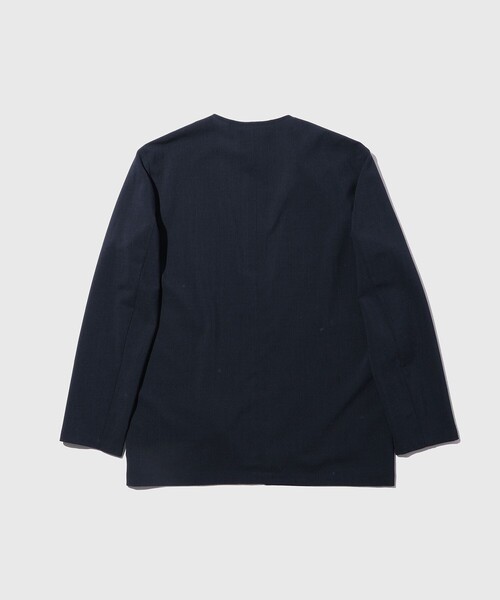 ADAM ET ROPE'（アダムエロペ）の「【COVEROSS/カバロス】ノーカラージャケット×イージースラックス セットアップ / ロングシーズン着用可能（セットアップ・メンズ・カーキ/ブラック/ネイビー・S/M/L）」の10枚目の写真